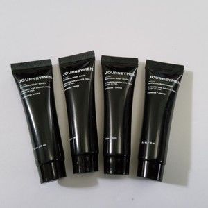 Lot Of 4-Journeymen Men’s Natural Body Wash Cypress & Smoke .5oz/15ml, Sealed